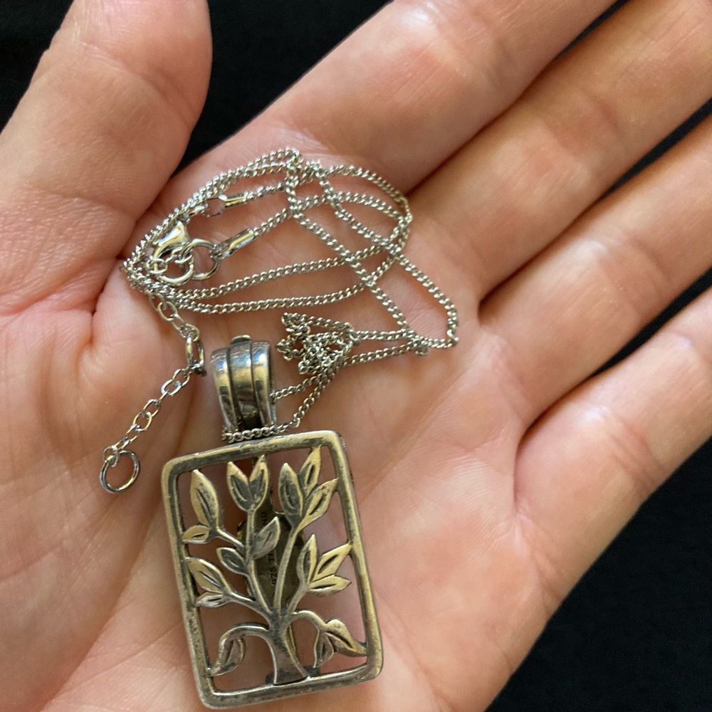 Silver Tree of Life Pendant Necklace - Silver 925 - Picture 3 of 10